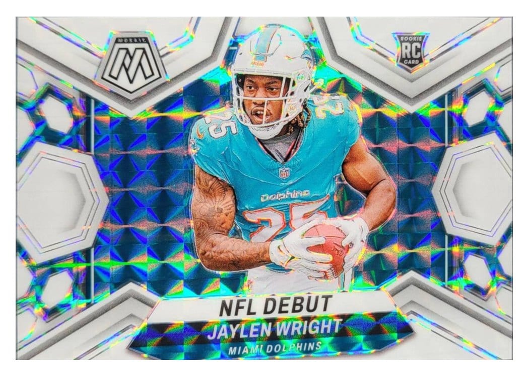 2024 Panini Mosaic Base Set Jaylen Wright White #280 card