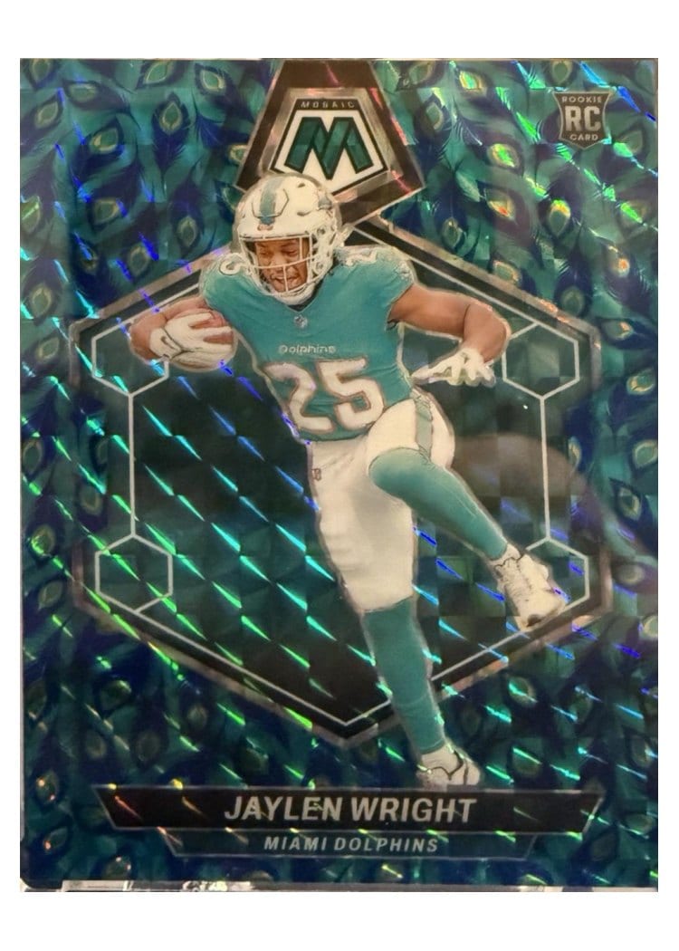 2024 Panini Mosaic Base Set Jaylen Wright #383 card