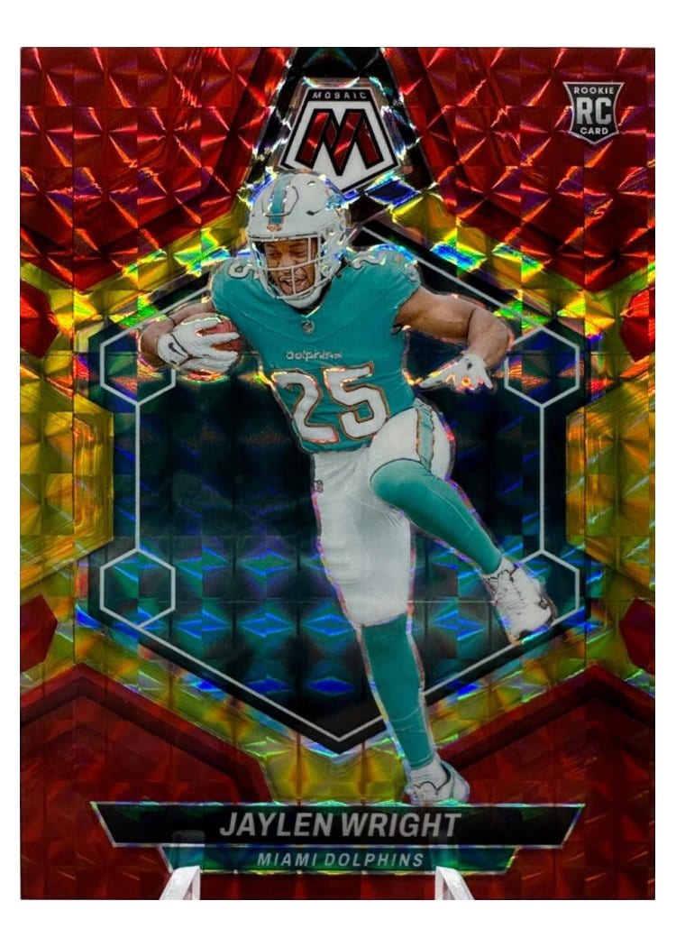2024 Panini Mosaic Base Set Jaylen Wright #383 card