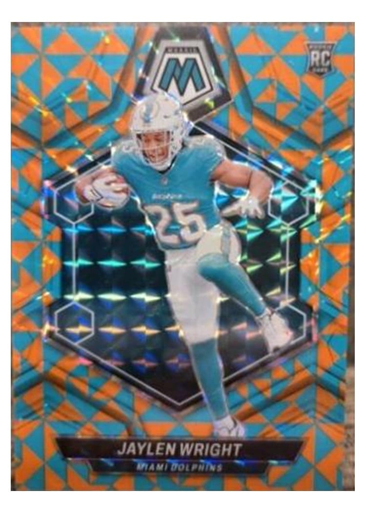 2024 Panini Mosaic Base Set Jaylen Wright Tessellation #383 card