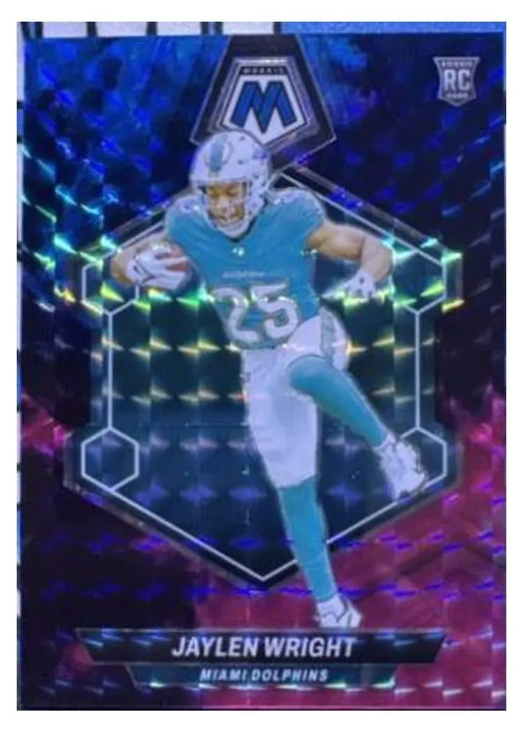2024 Panini Mosaic Base Set Jaylen Wright #383 card