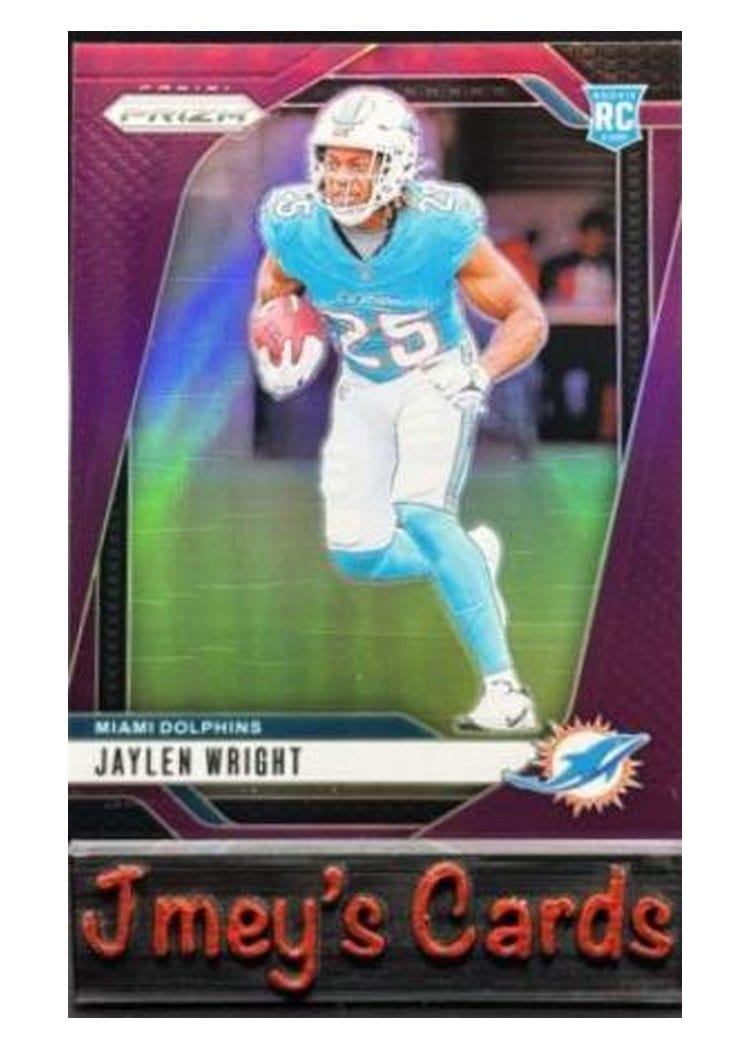 2024 Panini Prizm Base Set Jaylen Wright Purple #348 card