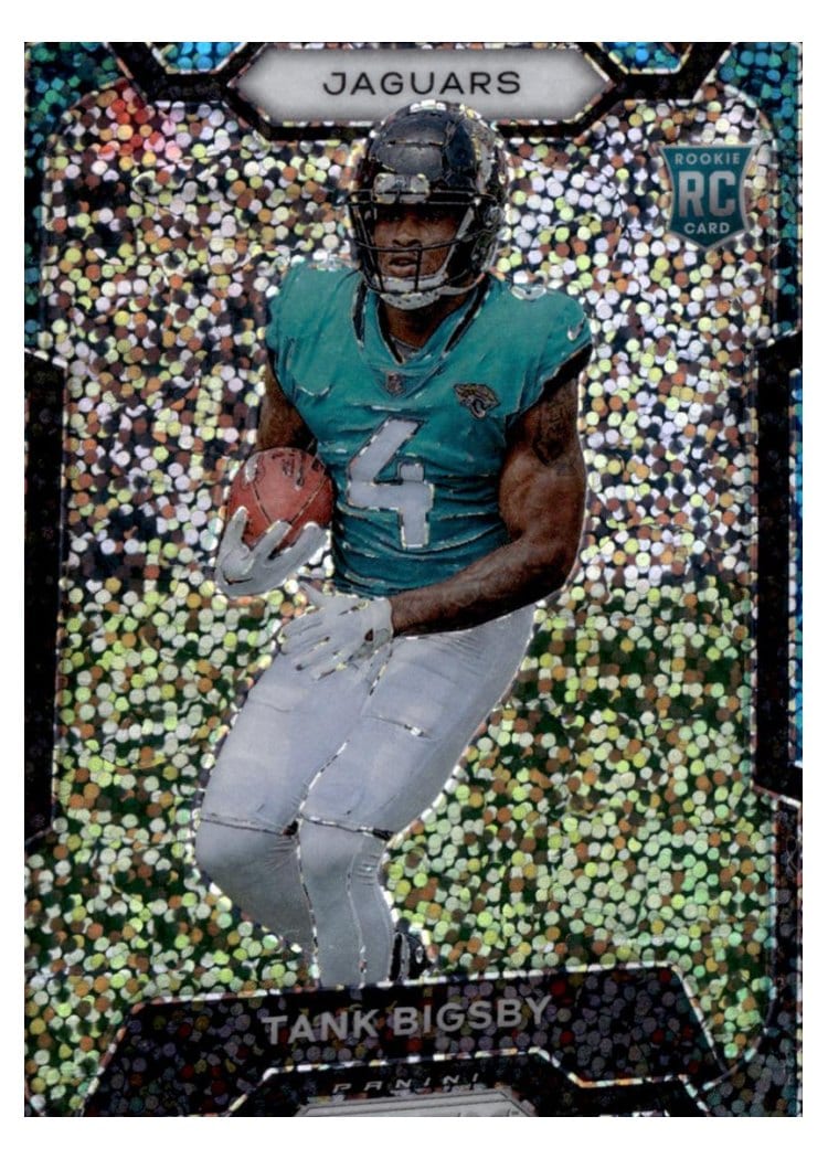 2024 Panini Prizm Base Set Jaylen Wright Blue Sparkle #348 card