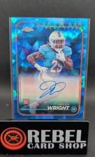 2024 Topps Chrome Sapphire Edition Rookies Autographs Sapphire Jaylen Wright #RA-JWR card
