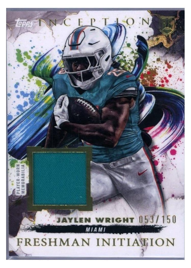 2024 Topps Inception Freshman Initiation Relics Jaylen Wright #FI-25 card