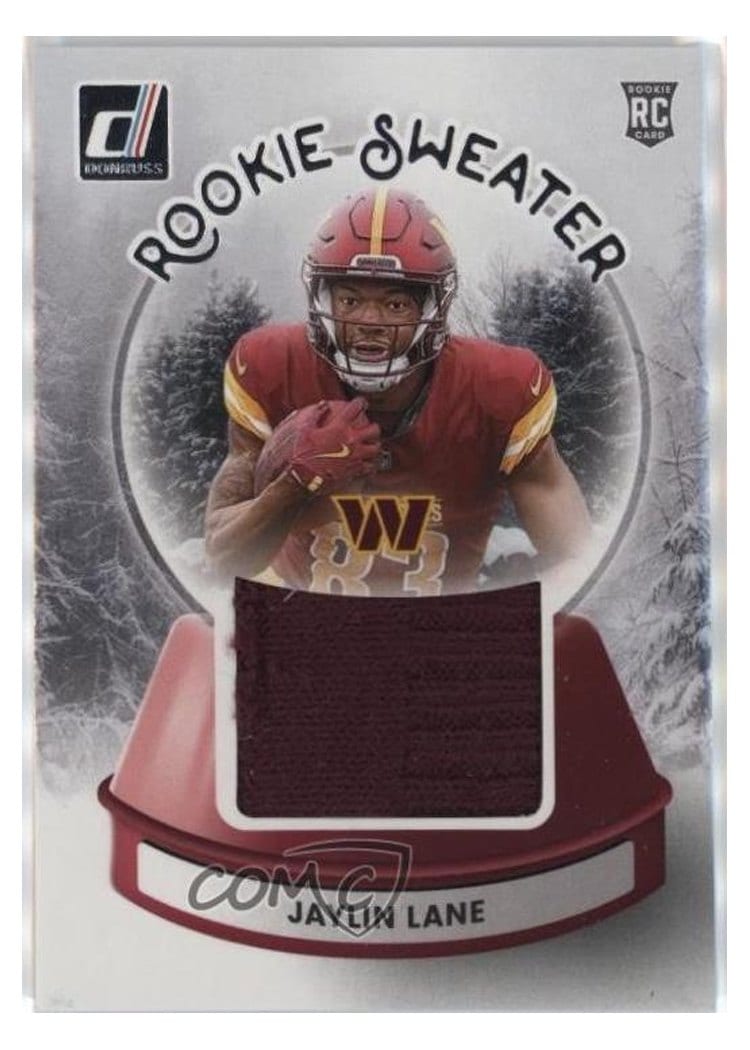 2025 Donruss Rookie Holiday Sweater Jaylin Lane #SWE-JLE card