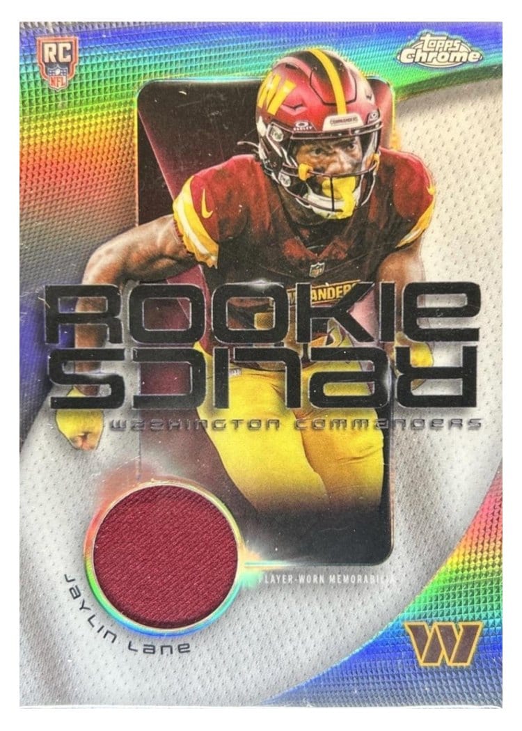 2025 Topps Chrome Rookie Relics Jaylin Lane #RR-JL card
