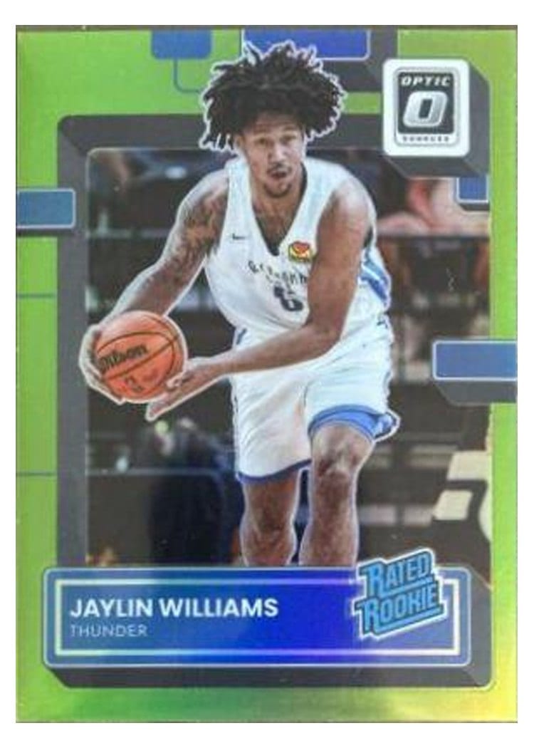 2022-23 Donruss Optic Base Set Jaylin Williams #246 card