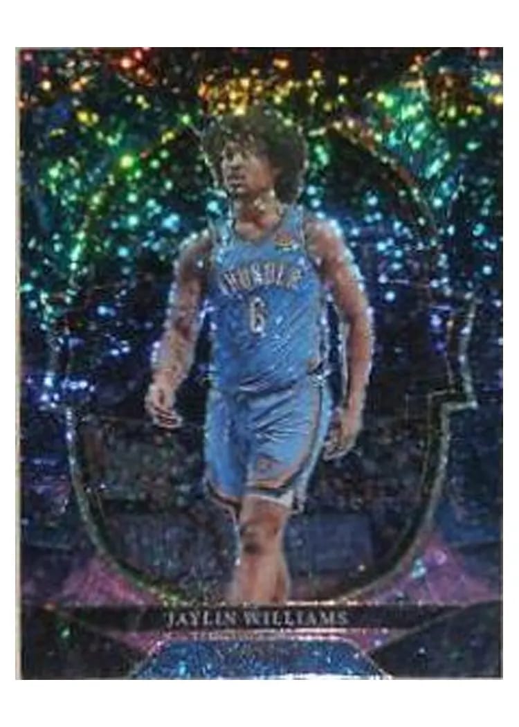 2022-23 Panini Select Base Set Jaylin Williams Cosmic Prizm #99 card