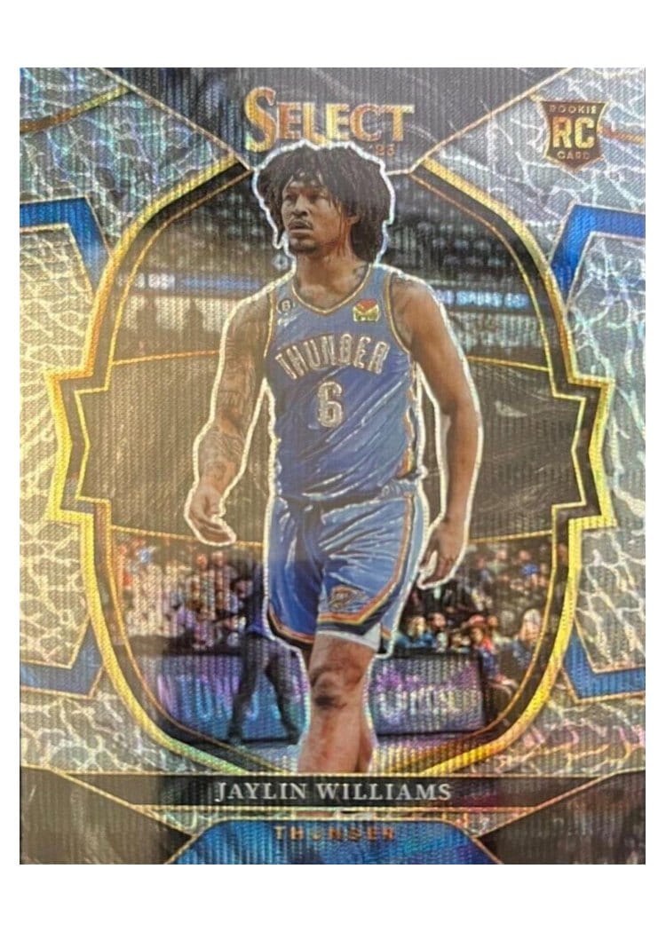 2022-23 Panini Select Base Set Jaylin Williams Elephant Prizm #99 card