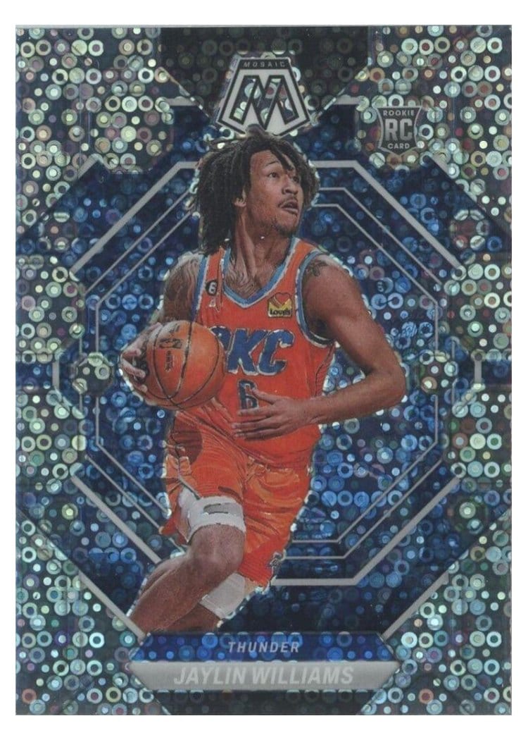 2022 Panini Mosaic Jaylin Williams #241 card