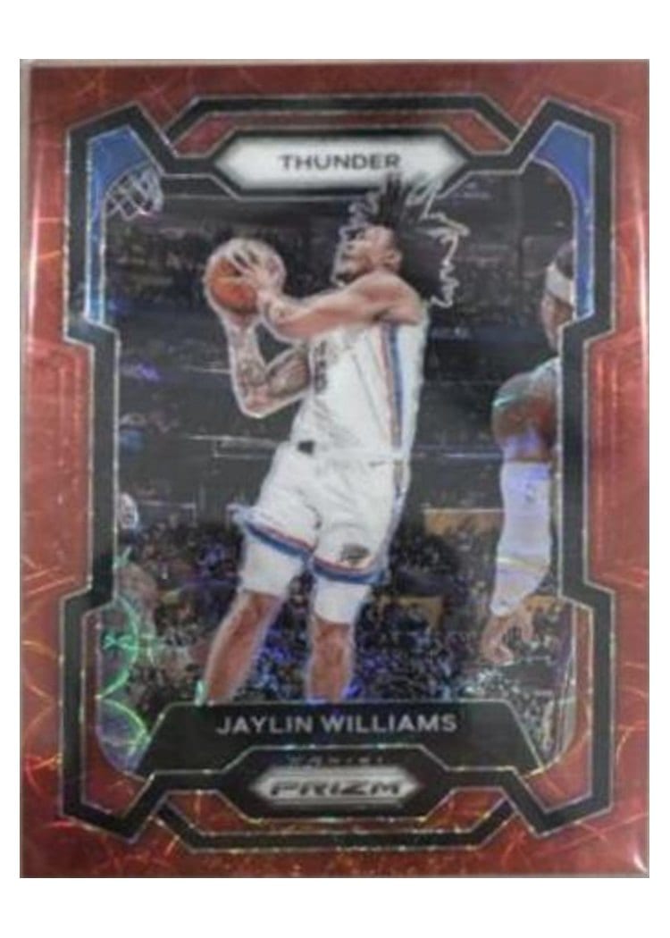 2023-24 Panini Prizm Base Set Jaylin Williams Choice Red #214 card