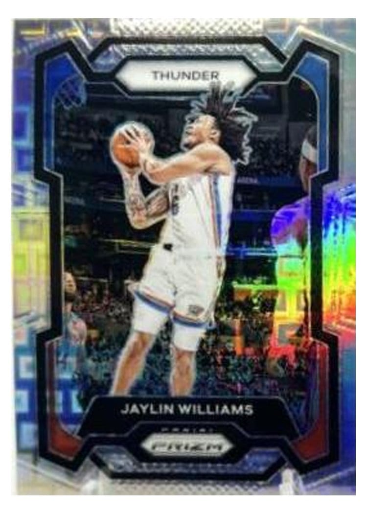 2023-24 Panini Prizm Base Set Jaylin Williams Premium Factory Set #214 card