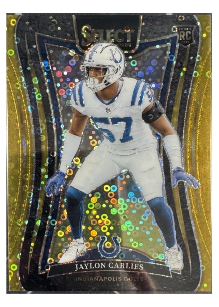2024 Panini Select Base Set Jaylon Carlies Gold Disco Prizm #316
