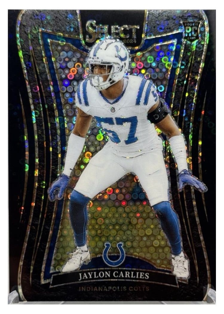 2024 Panini Select Base Set Jaylon Carlies Black Disco Prizm #316