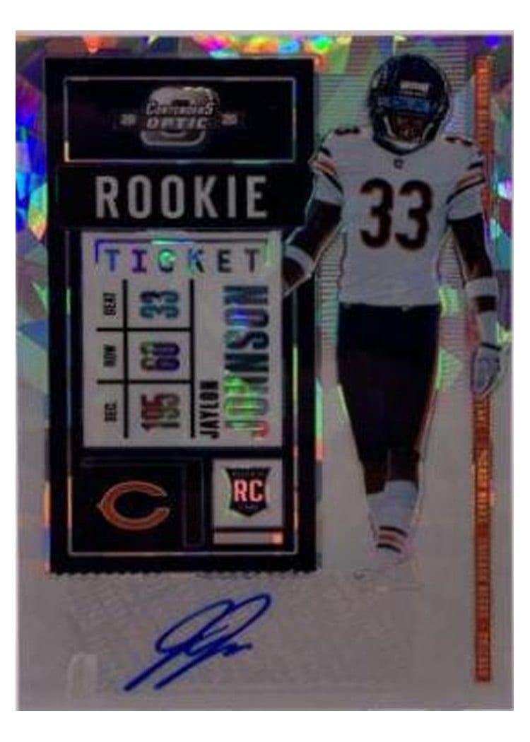 2020 Panini Contenders Optic Base Set Jaylon Johnson #162 card