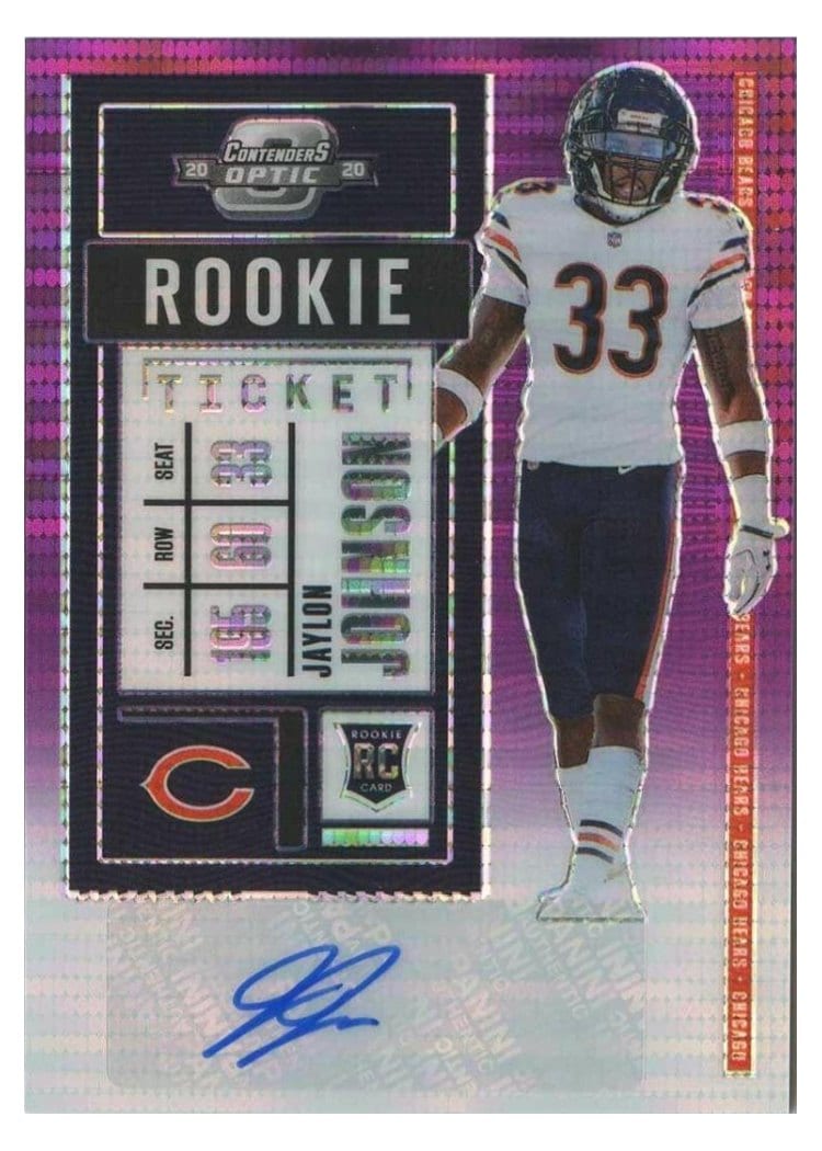 2020 Panini Contenders Optic Base Set Jaylon Johnson #162 card
