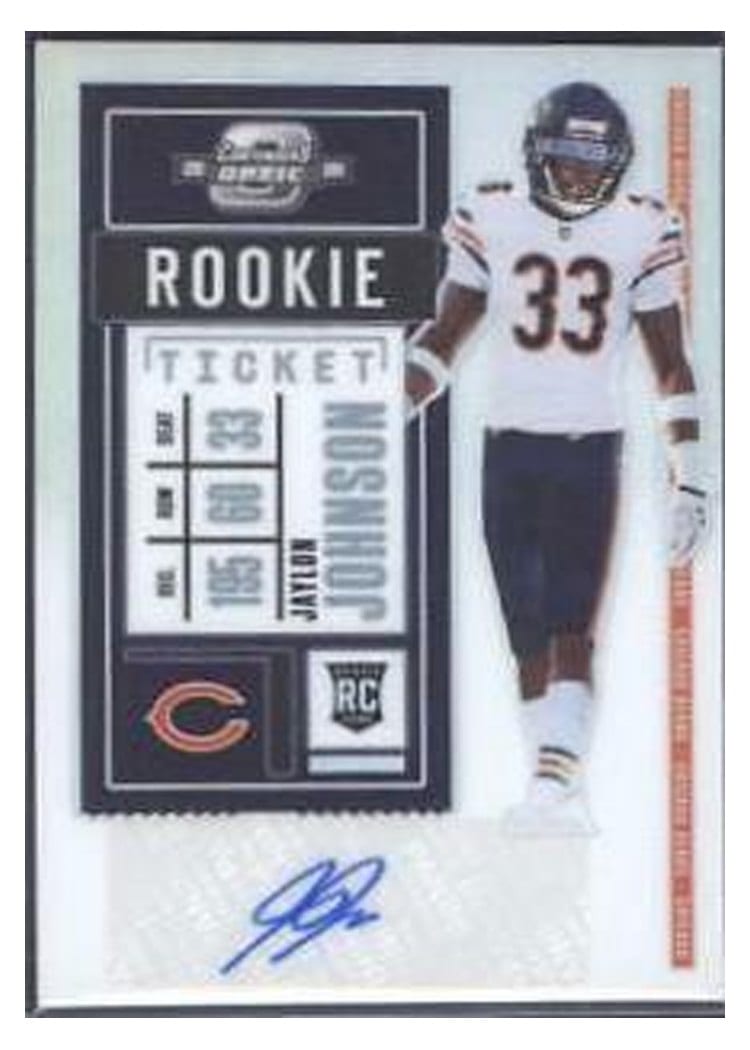 2020 Panini Contenders Optic Base Set Jaylon Johnson #162 card