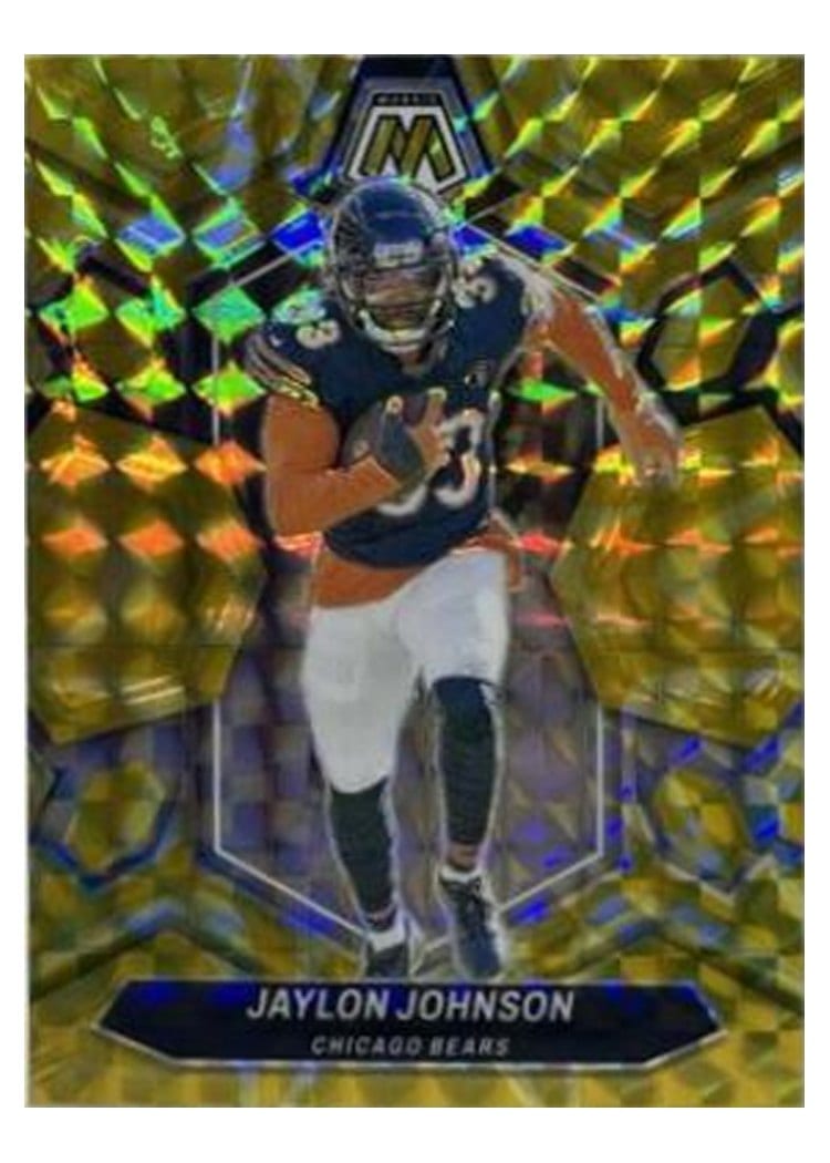 2024 Panini Mosaic Base Set Jaylon Johnson Yellow Reactive #42 card