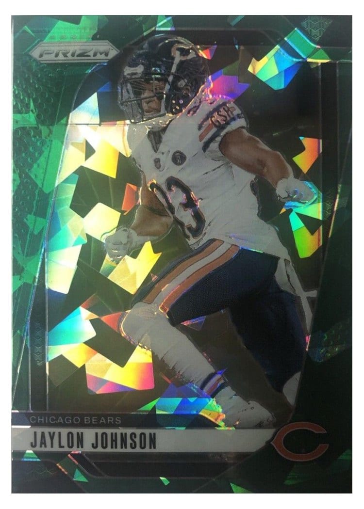 2024 Panini Prizm Base Set Jaylon Johnson Green Ice #51 card