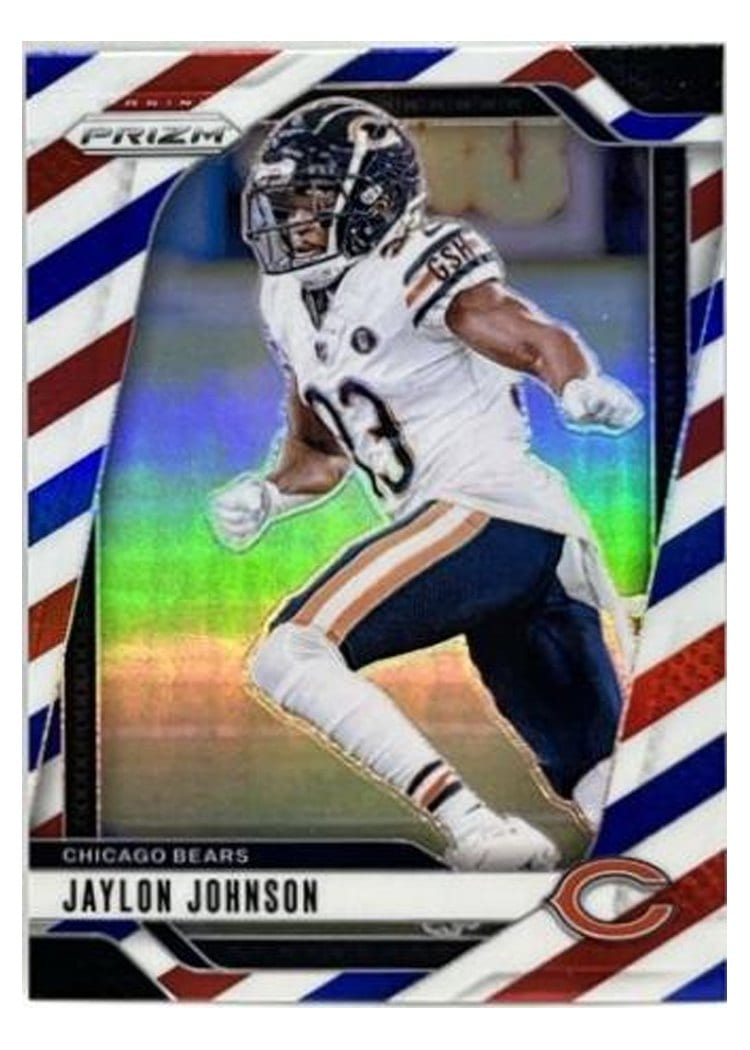 2024 Panini Prizm Base Set Jaylon Johnson Red White Blue #51 card