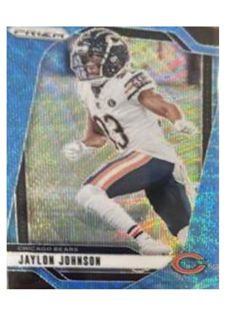 2024 Panini Prizm Base Set Jaylon Johnson Blue Wave #51 card