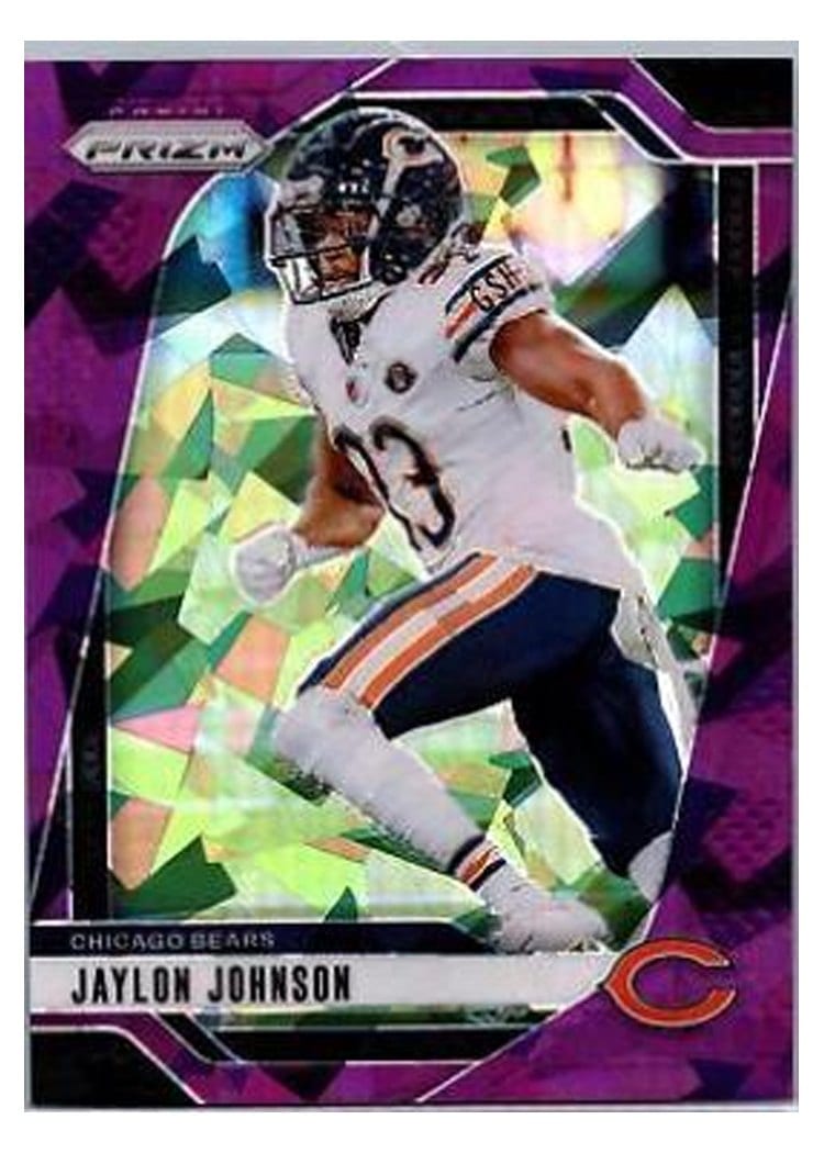 2024 Panini Prizm Base Set Jaylon Johnson Purple Ice #51 card