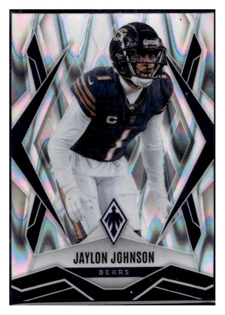 2025 Panini Phoenix Base Set Jaylon Johnson Silver Seismic #45 card