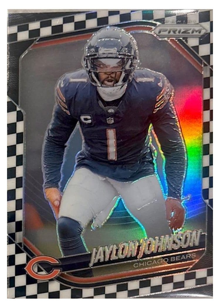 2025 Panini Prizm Base Set Jaylon Johnson Black White Checker #44 card