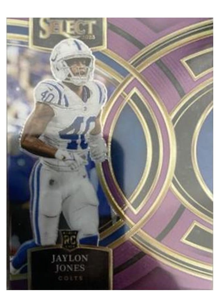 2023 Panini Select Base Set Jaylon Jones Purple Prizm #146 card