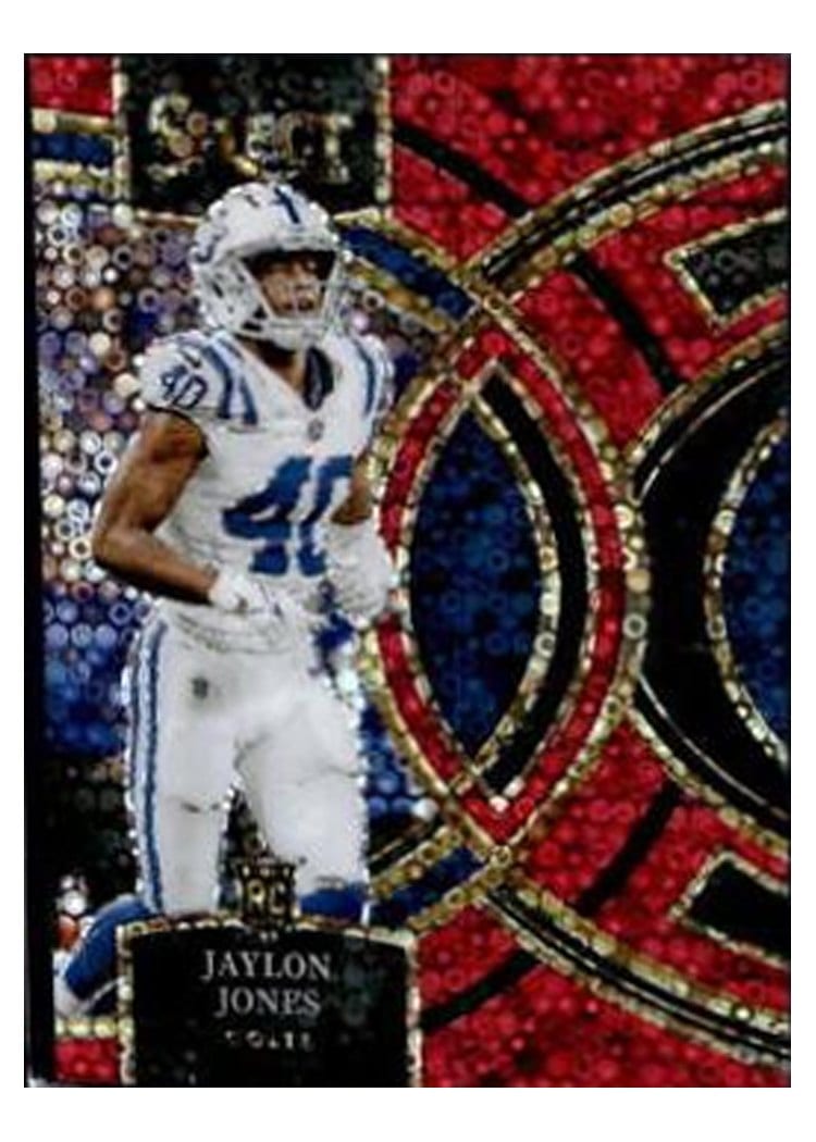 2023 Panini Select Base Set Jaylon Jones Disco Red Prizm #146 card