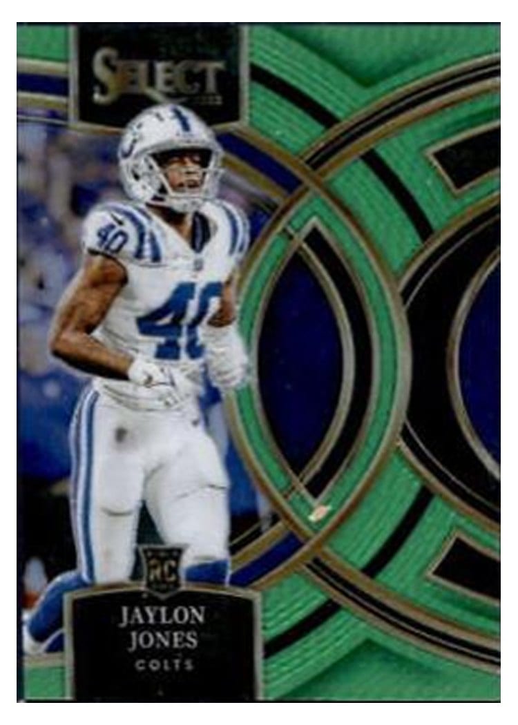 2023 Panini Select Base Set Jaylon Jones Green Prizm #146 card