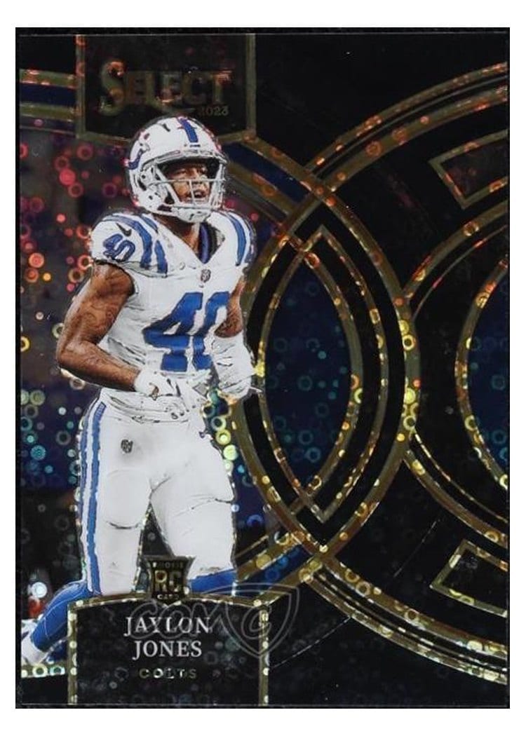 2023 Panini Select Base Set Jaylon Jones Disco Black Prizm #146 card