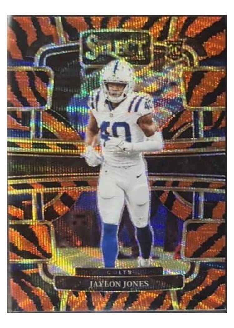 2023 Panini Select Base Set Jaylon Jones Tiger Prizm #42 card