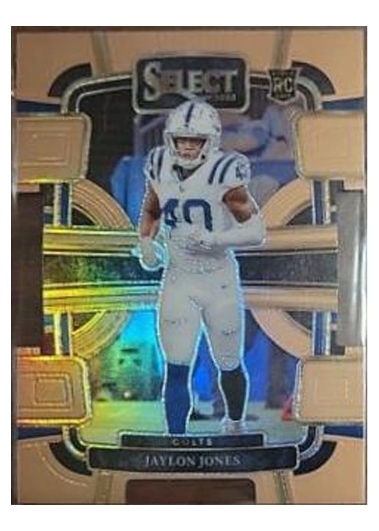 2023 Panini Select Base Set Jaylon Jones Copper Prizm Die-Cut #42 card