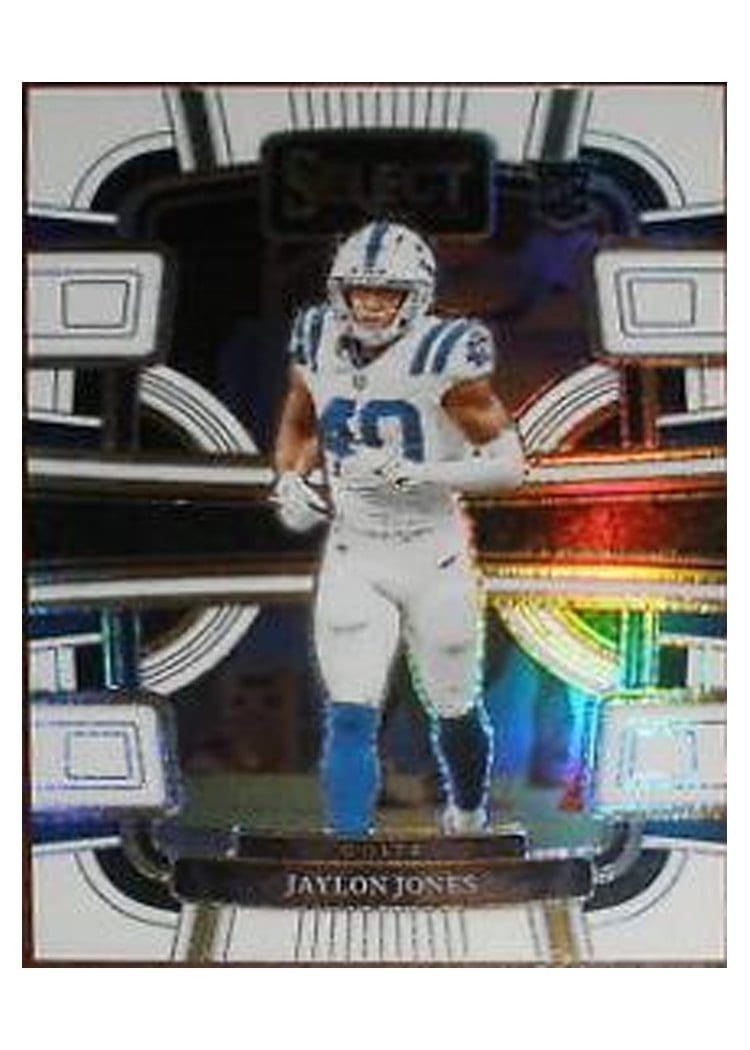 2023 Panini Select Base Set Jaylon Jones White Prizm #42 card