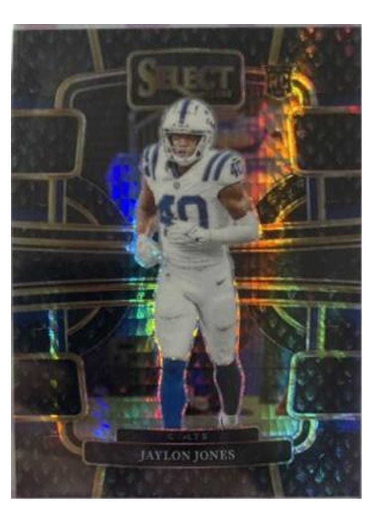 2023 Panini Select Base Set Jaylon Jones Dragon Scale Black Prizm #42 card