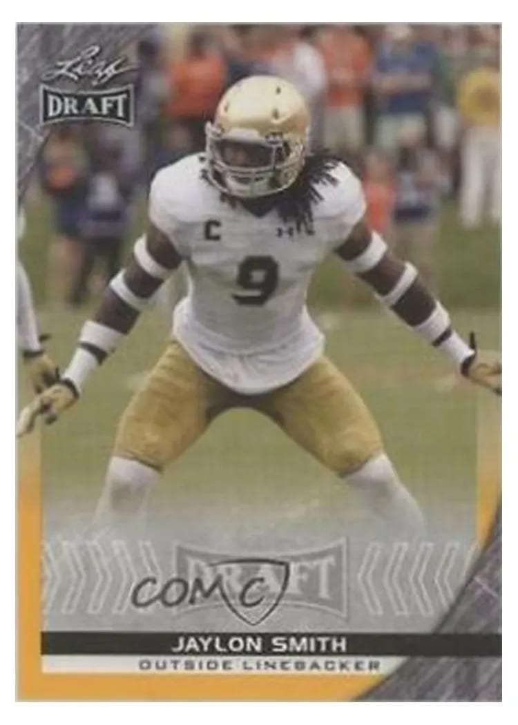 2016 Leaf Draft Jaylon Smith Gold #37 card