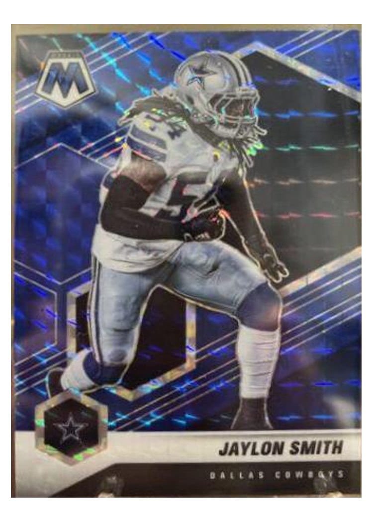 2021 Panini Mosaic Base Set Jaylon Smith Blue Mosaic #65 card