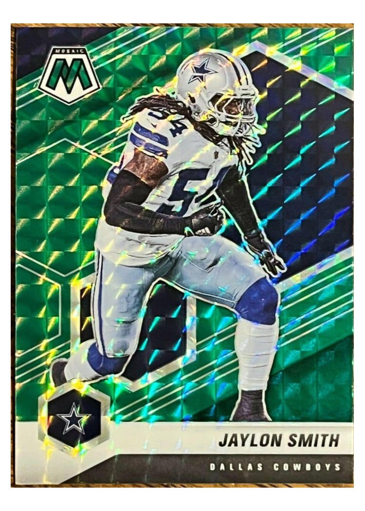 2021 Panini Mosaic Base Set Jaylon Smith Green Mosaic #65 card
