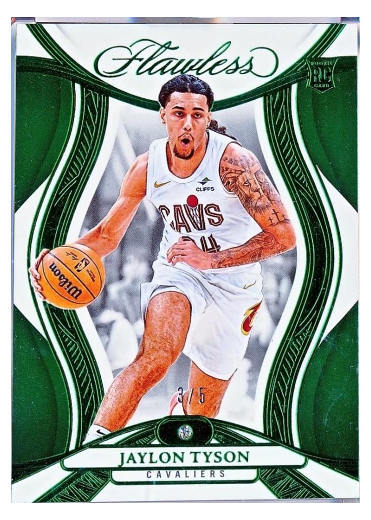 2024-25 Panini Flawless Base Gems Jaylon Tyson #78 card