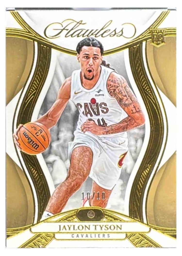 2024-25 Panini Flawless Base Gems Jaylon Tyson #78 card