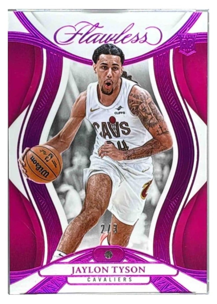 2024-25 Panini Flawless Base Gems Jaylon Tyson #78 card