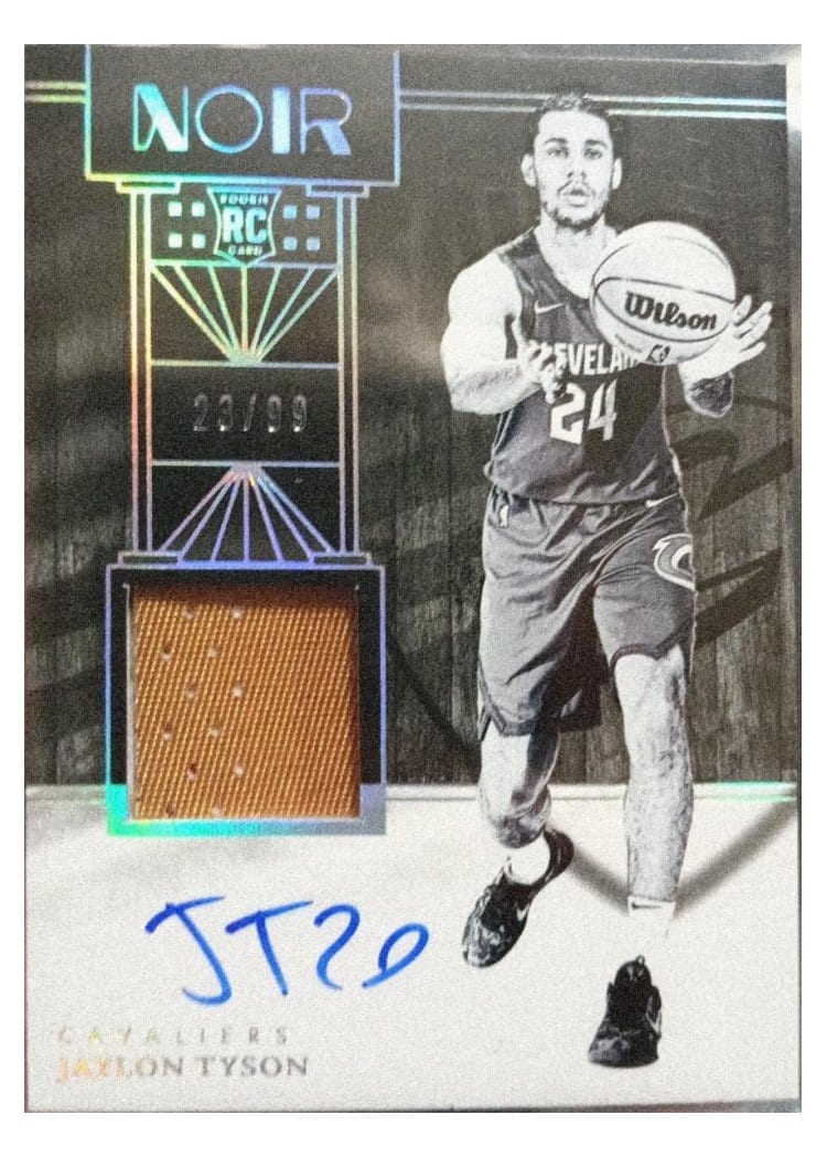 2024-25 Panini Noir Base Set Jaylon Tyson #323 card
