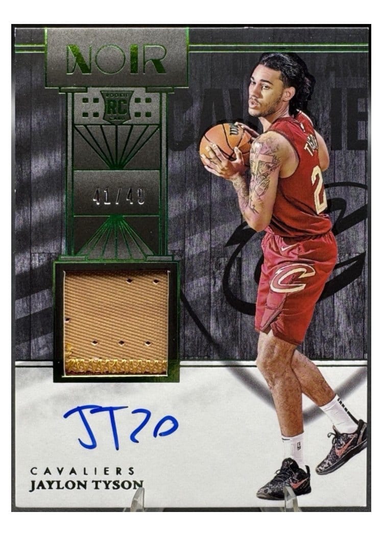 2024-25 Panini Noir Base Set Jaylon Tyson #363 card