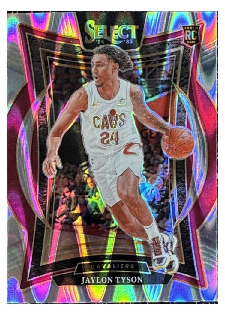2024-25 Panini Select Base Set Jaylon Tyson #77 card