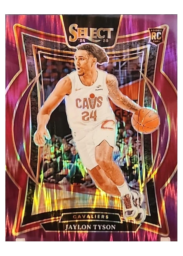 2024-25 Panini Select Base Set Jaylon Tyson #77 card