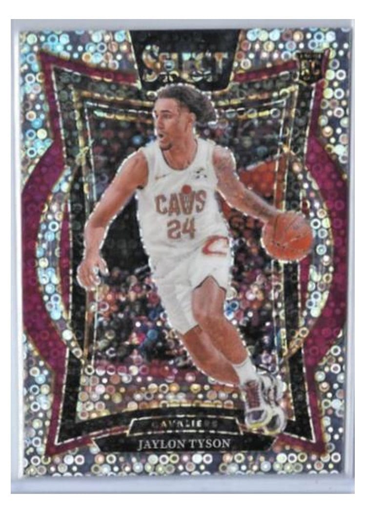 2024-25 Panini Select Base Set Jaylon Tyson Disco Prizm #77 card