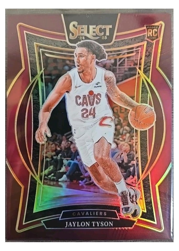 2024-25 Panini Select Base Set Jaylon Tyson #77 card