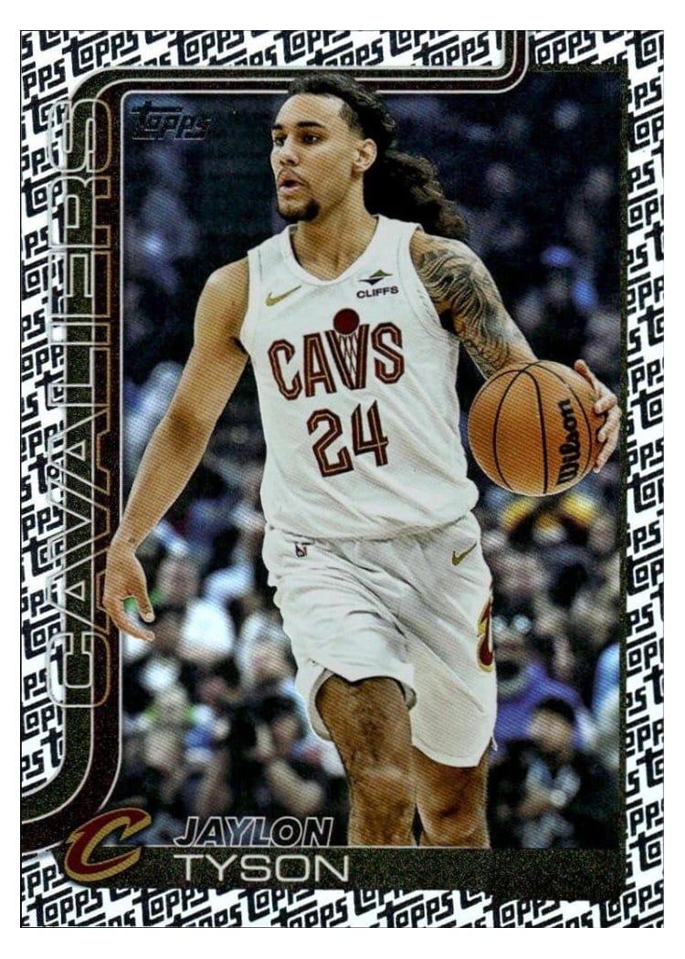 2025-26 Topps Base Set Jaylon Tyson Holo Platinum Foil #86 card